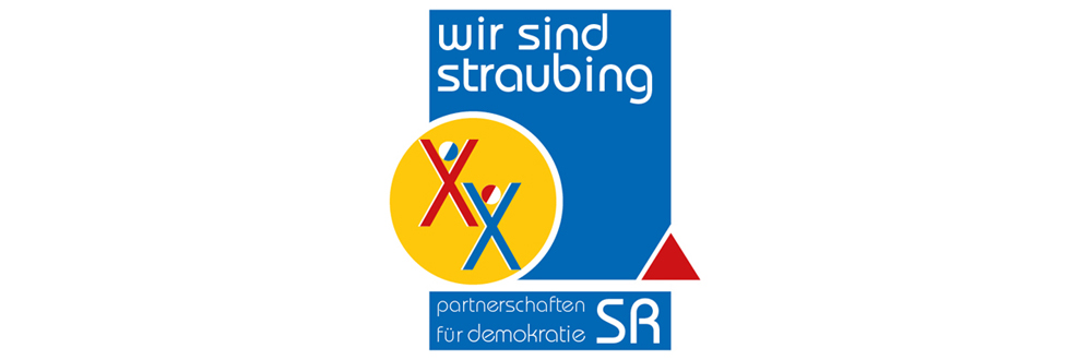 Das Logo von WIR SIND STRAUBING - Partnerschaften für Demokratie